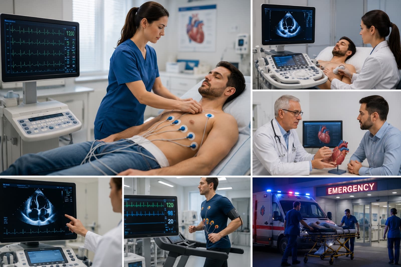 Cardiologie (ECG, écho)